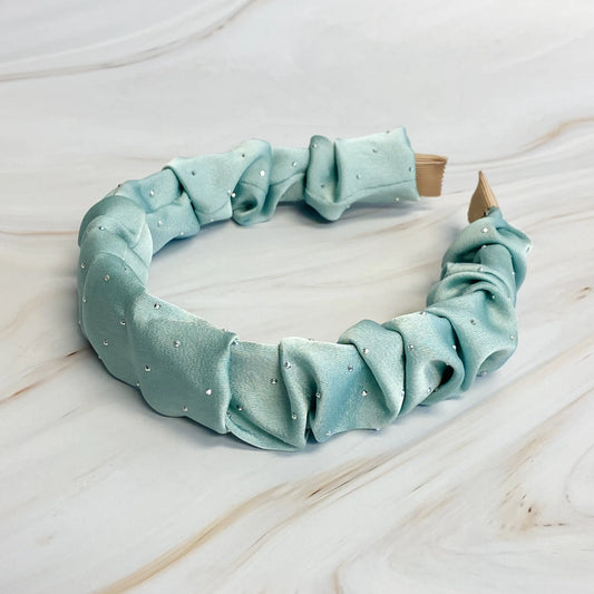 Elegant Satin Jewel Headband