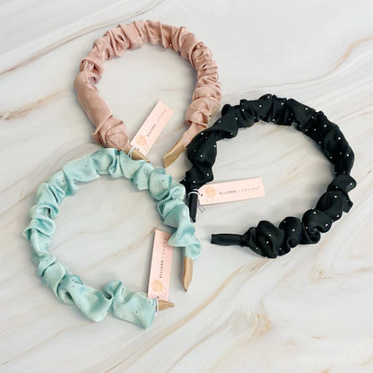 Elegant Satin Jewel Headband