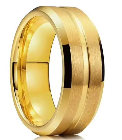 Modern Men's Black  Ring