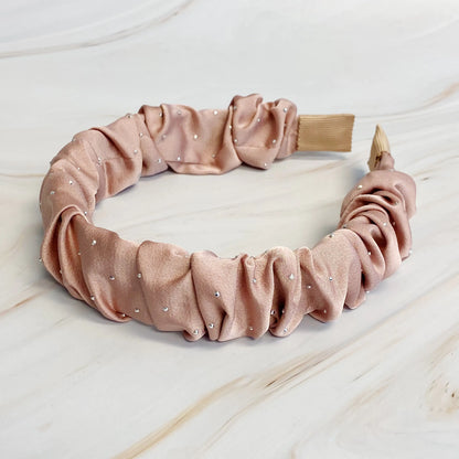 Elegant Satin Jewel Headband