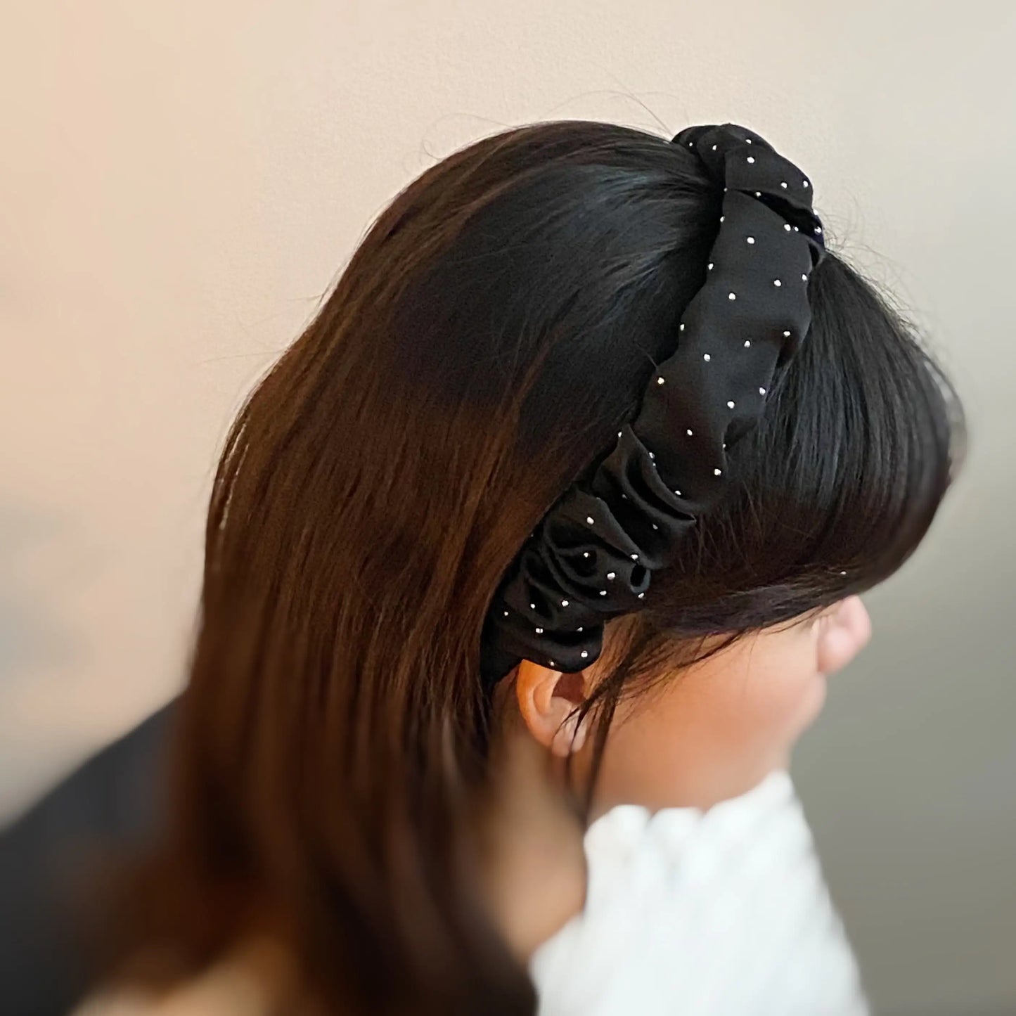 Elegant Satin Jewel Headband