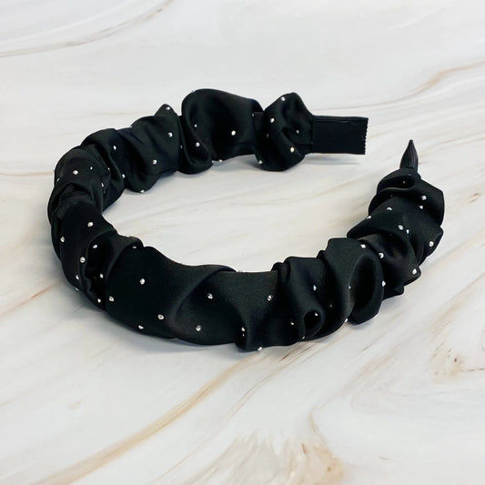 Elegant Satin Jewel Headband